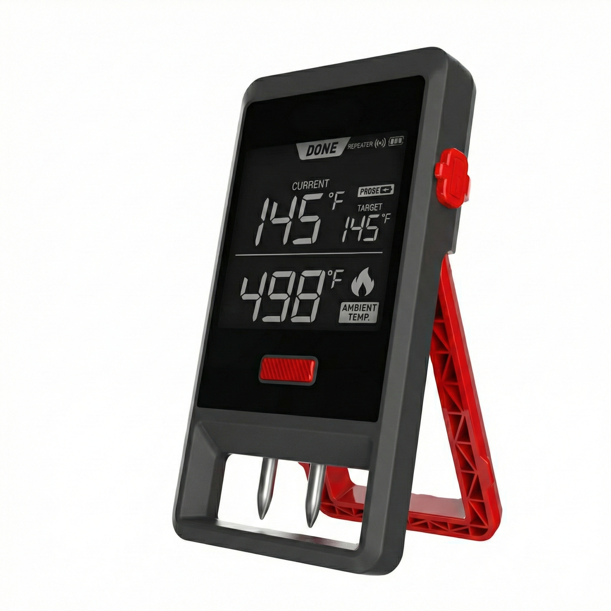 Termómetro Inalámbrico 2 Sondas con Pantalla Grande