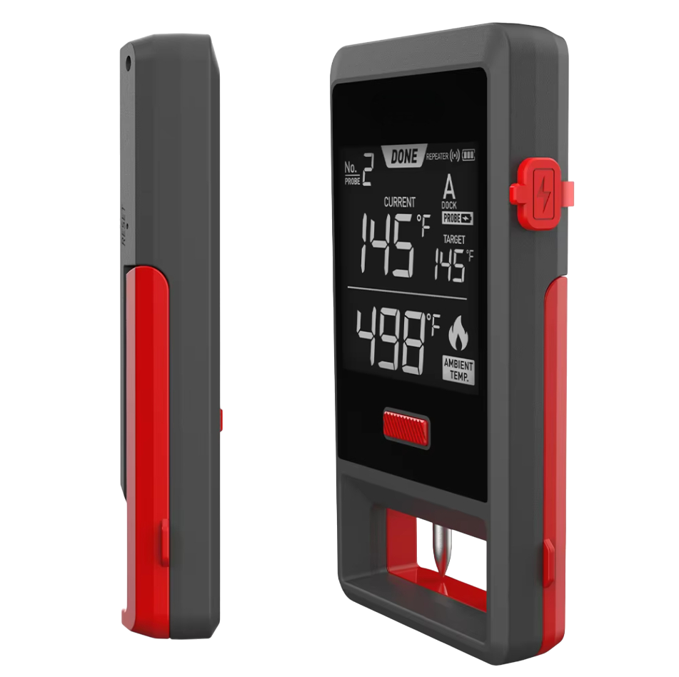 Termómetro Inalámbrico 2 Sondas con Pantalla Grande