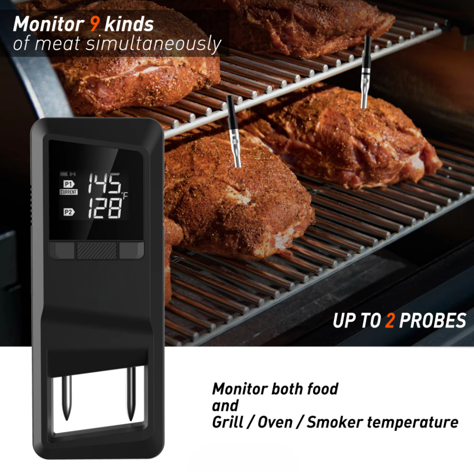 Termómetro Inalámbrico 2 Sondas con App para Celular