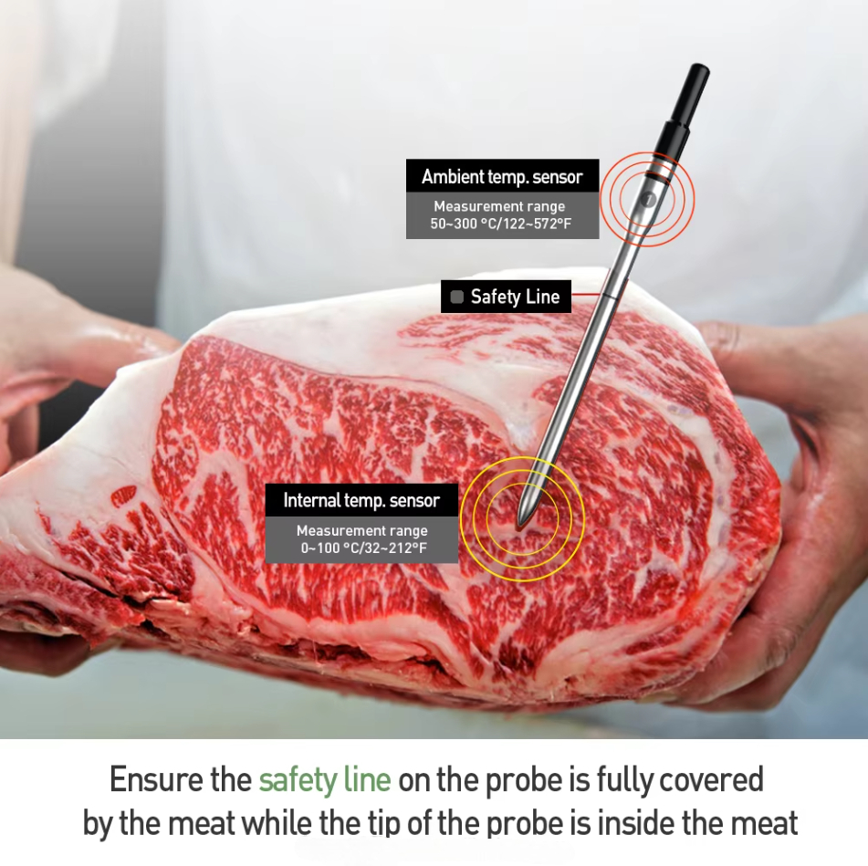 Termómetro Inalámbrico 2 Sondas con App para Celular