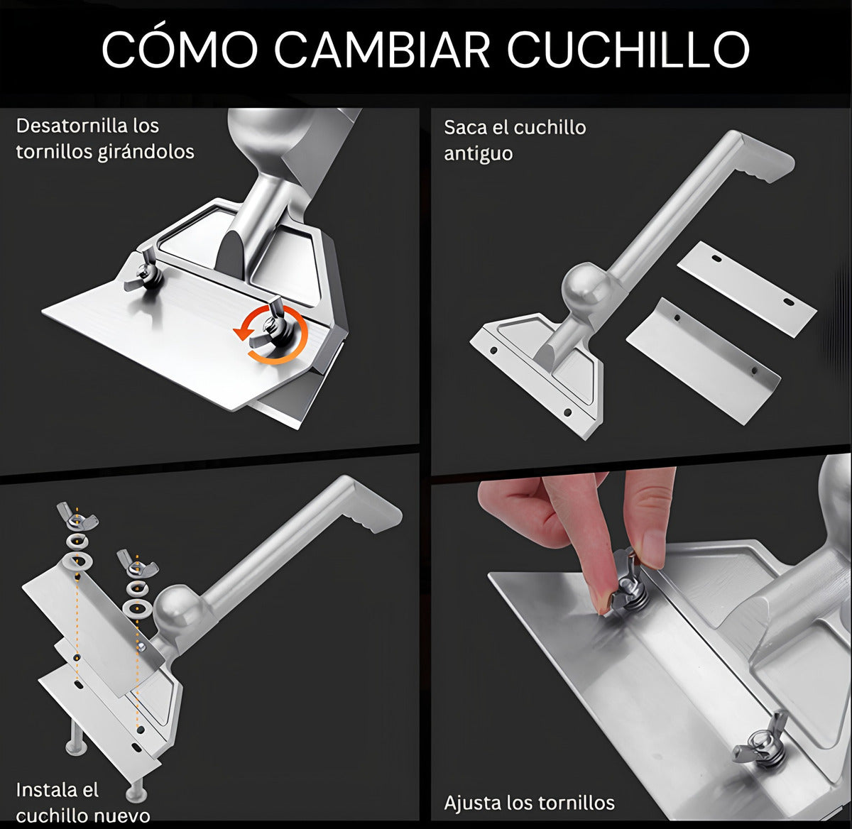 Scraper Raspador De Plancha Heavy Duty Con Cuchillos Extra