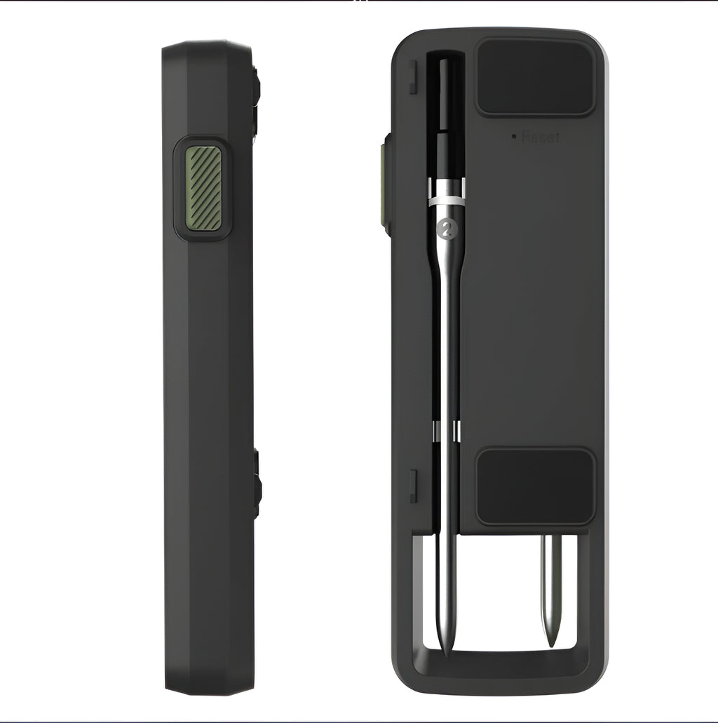 Termómetro De Carne Inalámbrico Con Doble Sonda App Celular