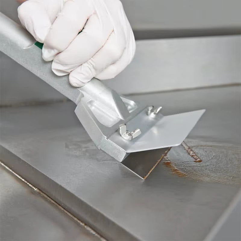Scraper Raspador De Plancha Heavy Duty Con Cuchillos Extra