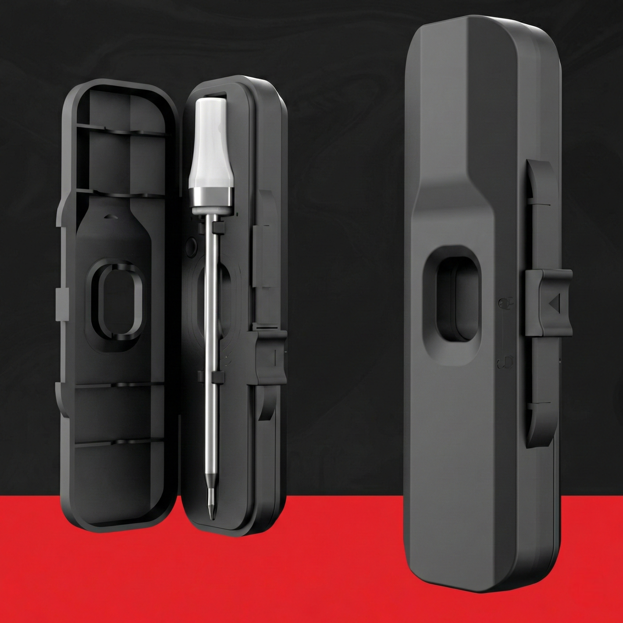 Termómetro Inalámbrico Para Carne Y Asados Con App Celular Blanco