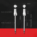 Termómetro Inalámbrico Para Carne Y Asados Con App Celular Blanco