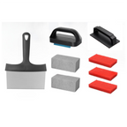 Kit De Limpieza De Plancha | Scraper + Ladrillos + Cepillos
